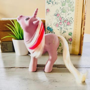Vintage 1980's My Little Pony Powder Unicorn G1 | 1980's My Little Pony | 1980's Original My Little Pony Toys | MLP Snowflake Unicorn G1