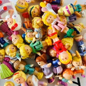Vintage 1990s Polly Pocket Dolls & Accessories | Polly Pocket Replacement Figures, Animals Polly Rings Replacement Pieces Polly Pocket Mini
