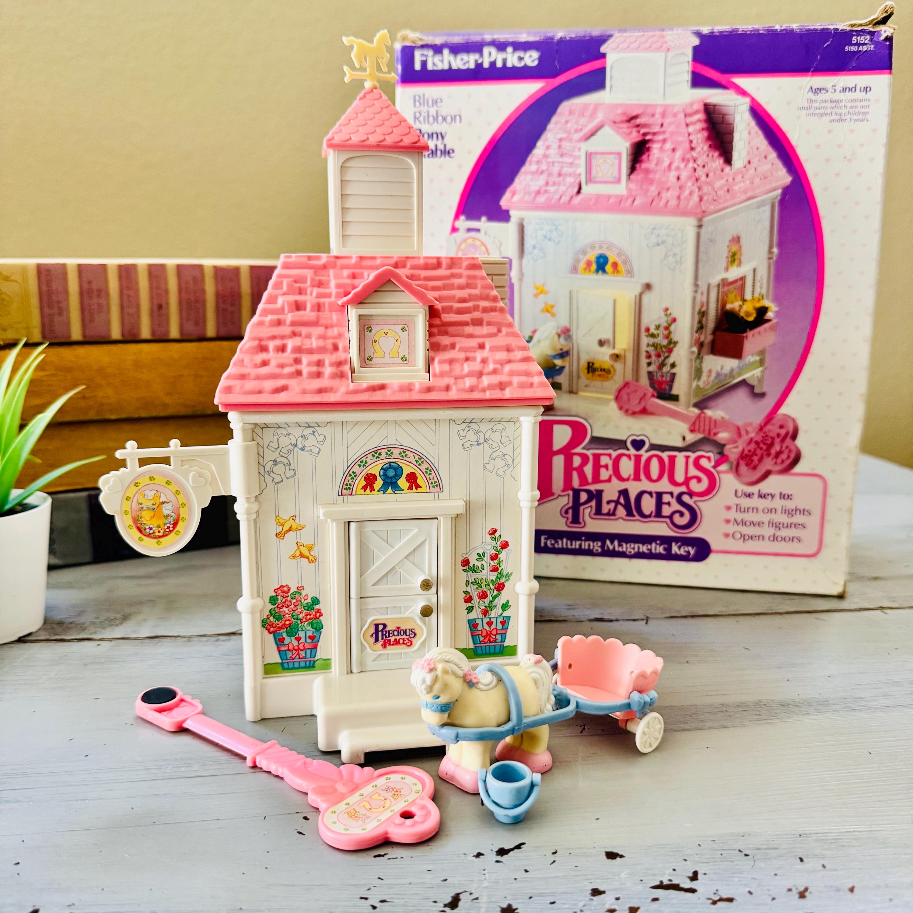 Vtg Fisher Price Precious Places Baby's Nursery Cottage 1988 As Is