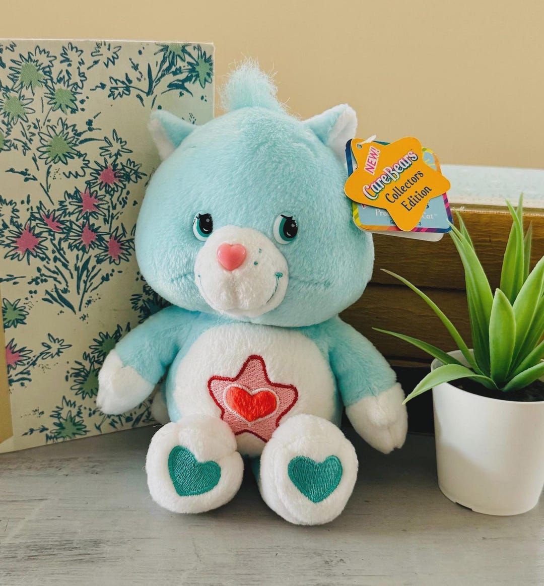 Vintage 2000's Collector's Edition Proud Heart Cat Care Bear