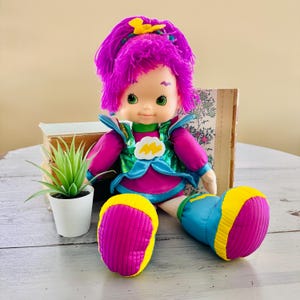 Vintage Style Re-Release Stormy Rainbow Brite Doll | Retro 2018 Stormy Doll | Retro 2000&#39;s Hallmark Rainbow Brite Stormy Plush Doll 2018