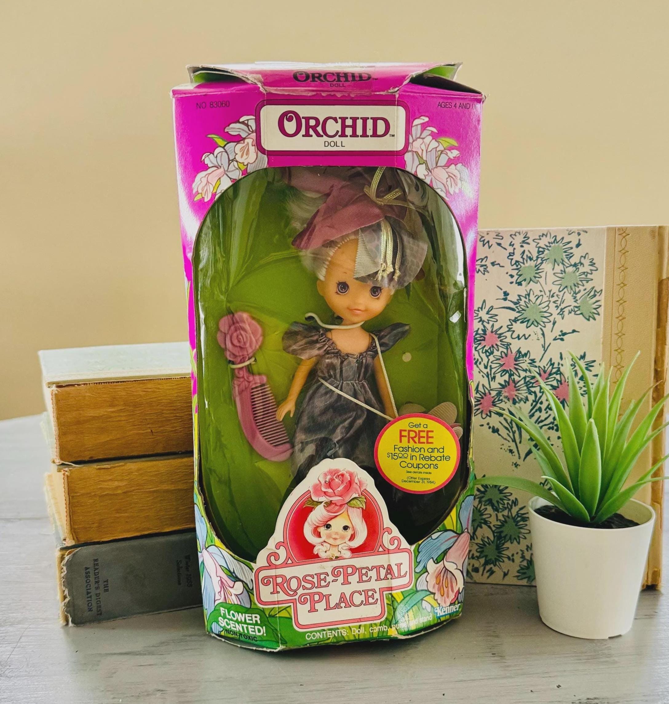 Vintage 1980's Rose-petal Place Orchid Doll | 1984 Rose Petal Place Orchid Doll in Box | Retro Rose Petal Place Kenner Dolls New in Box - Etsy Vintage 1980's Rose-petal Place Orchid Doll | 1984 Rose Petal Place Orchid Doll in Box | Retro Rose Petal Place Kenner Dolls New in Box - Etsy