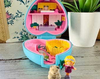 Vintage Poly Pocket Collection - Pet Parade Precious Puppies 1993 - Réf 10630