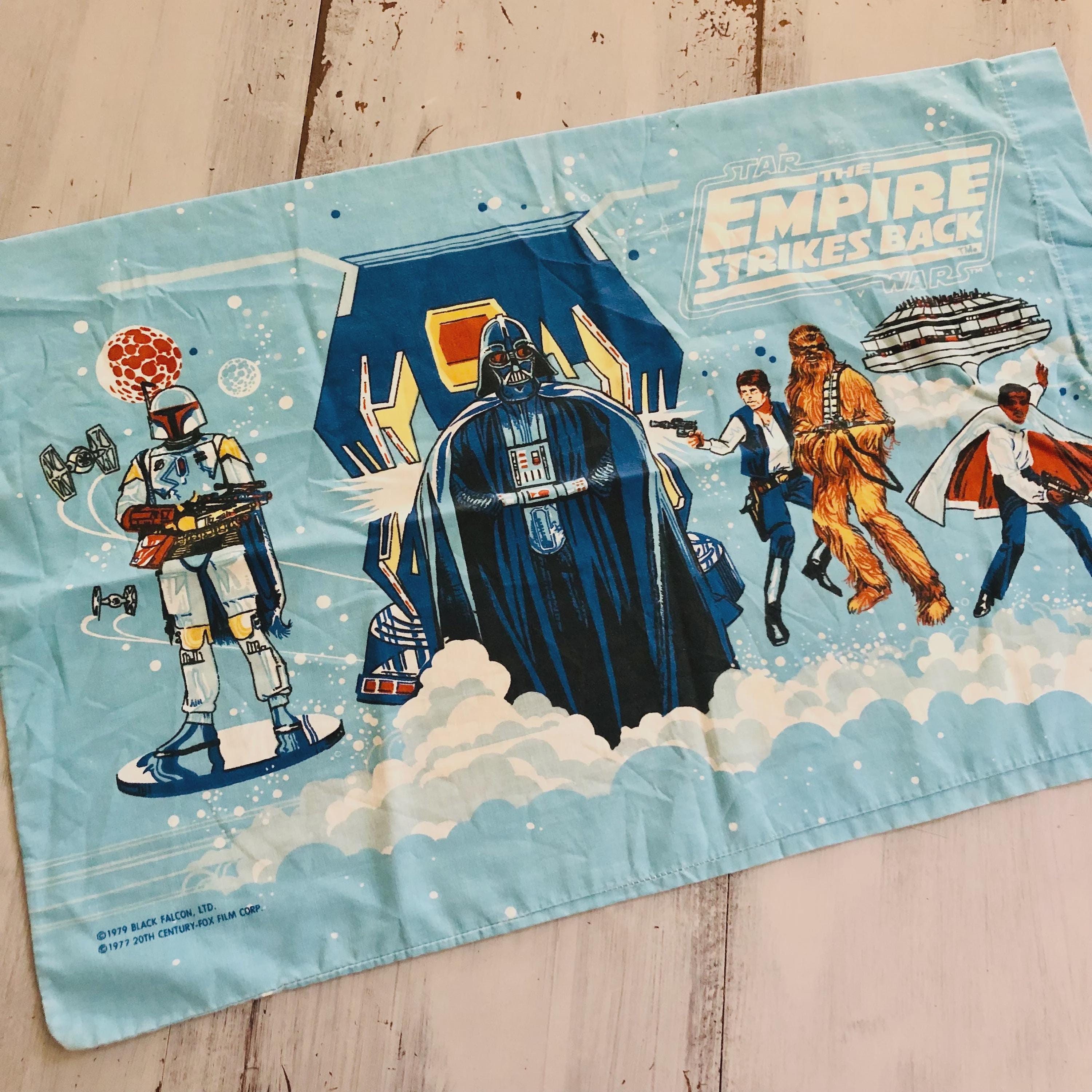 Vintage 1980's Star Wars the Empire Strikes Back Twin Sheet Set