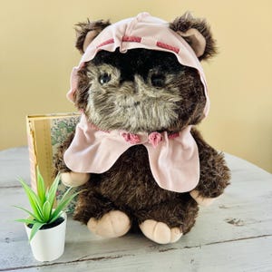 Vintage 1980&#39;s Paploo Ewok Plush | Return of the Jedi Toy | 1983 Ewok Stuffed Animal | Retro Starwars Plush Starwars Ewok Doll Paploo