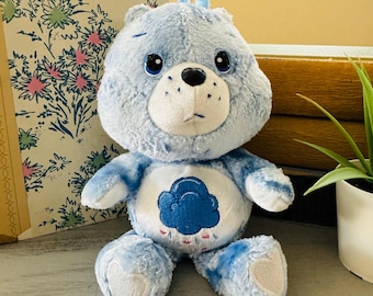 vintage 20e anniversaire de Charmers Grumpy Bear Care Bear | Mini peluche rétro des années 2000 | Retro Charmers Grumpy Bear Bisounours Ours des nuages