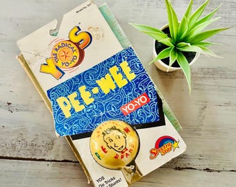 Vintage 1980's Pee-wee Herman Yo-Yo | 1980's Spectrum Star Pee-wee Yo-Yo | Retro Pee-wee's Playhouse Toys Sealed Original Packaging