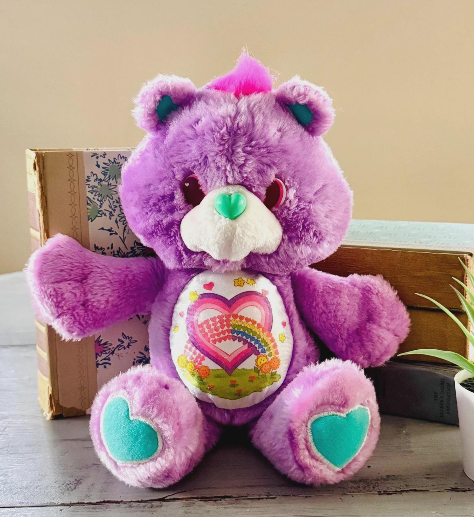 Vintage 1990's Share Bear Environmental Care Bear Plush | Hasbro