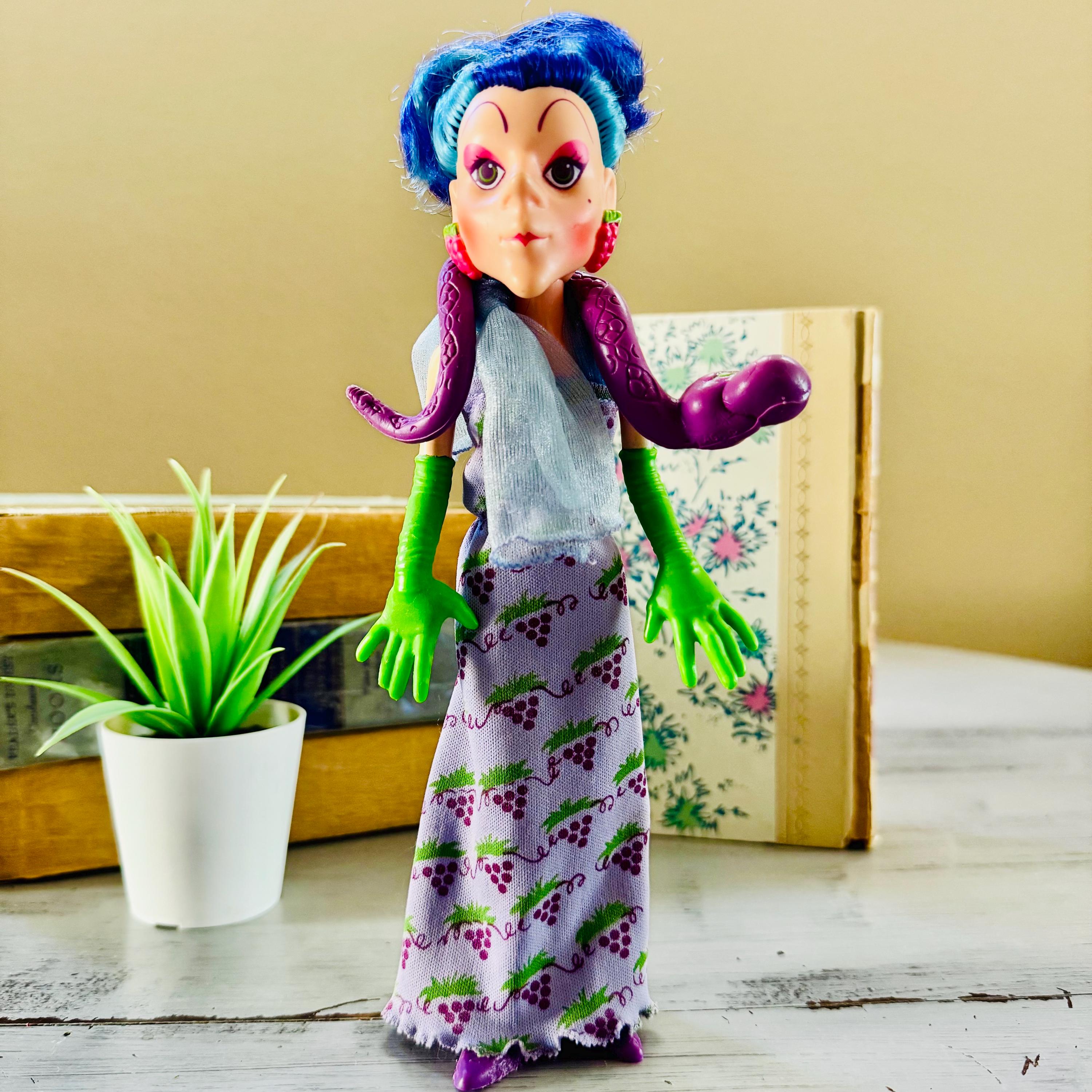 Vintage 1980's Sour Grapes Doll With Dregs Snake | 1980s American