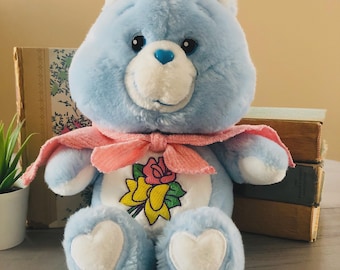 Carlton Cards/ 20th Anniversary Vintage 2002 Plush Care Bears and