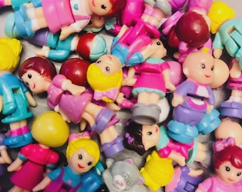 RESTOCKED 9/16/25 Vintage 1990s Galoob My Pretty Dollhouse Polly Pocket Dolls & Accessories | Replacement Figure Animals Replacement Pieces