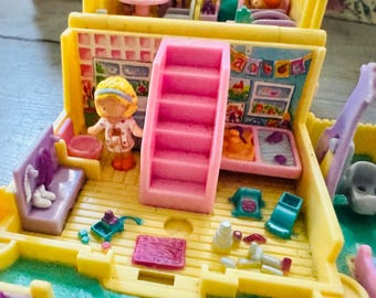 Polly Pocket Nurserie Vintage 1994 – Bluebird – Maison De Poupée Rare – Bon état