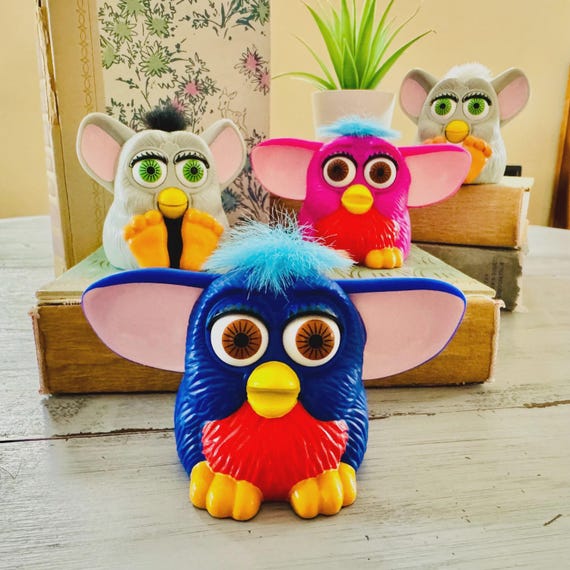 Vintage 1990's Furby Mcdonalds Happy Meal Toys | 1998 Mcdonalds