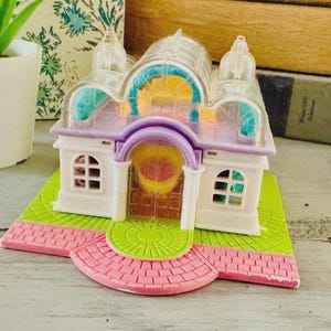 Vintage 1990&#39;s Polly Pocket Bridal Store Light-up Bridal Salon | 1994 Bluebird Polly Pocket Light-up Wedding Dress Shop
