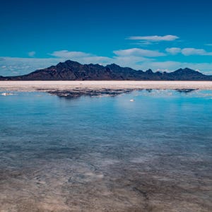 Bonneville Salt Flats, Utah, Great Salt Lake, Salt Lake City, Wall Decor, Salt Flats
