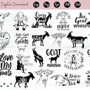 Goat svg, goat png, goat lover svg png, goat owner svg png, goat svg bundle cricut, goat png bundle shirts, commercial use goat jpeg dxf eps