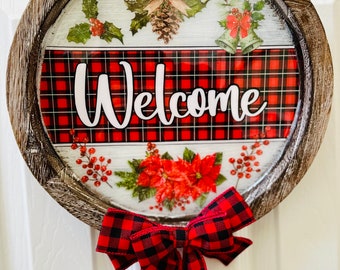 Christmas Welcome - Door Hanger