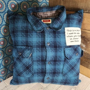 Handmade Memory Pillow: Bereavement Keepsake from Loved One&#39;s Shirt