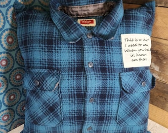 Handmade Memory Pillow: Bereavement Keepsake from Loved One's Shirt