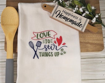 Love to Stir Things Up Flour Sack Towel / Tea Towel
