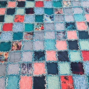 Memorial Shirt Rag Quilt: Keepsake Memory Quilt