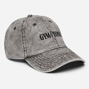 Embroidered Vintage Cotton Twill Baseball Cap - Trendy Gym Dad Hat - Vibrant Colors