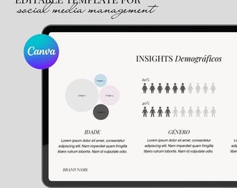 Editable Monthly Report Templates – Canva Designs