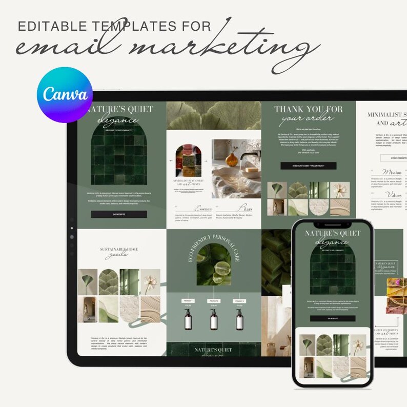 Editable Email Marketing Templates – Canva Designs for High-converting ...