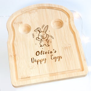 Gepersonaliseerde eier- en toastplank voor kinderen, verjaardagscadeau voor kleinkind, gegraveerde eierplank, cadeau voor kleinkinderen