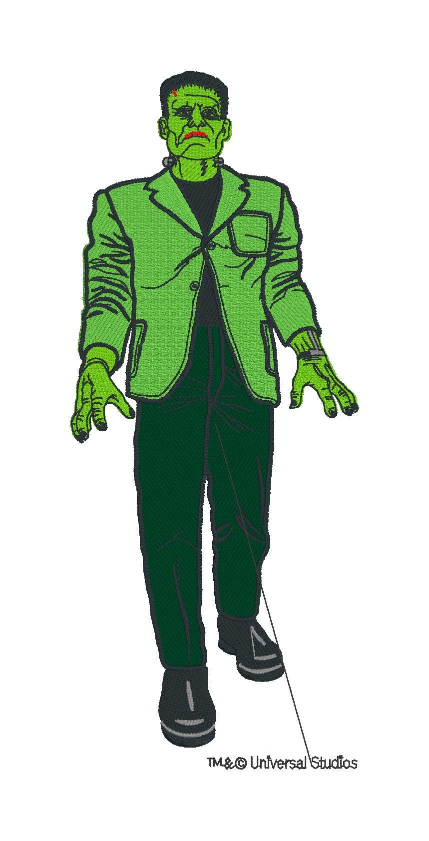 Frankenstein Layout Sample Frankenstein Embroidery Design Files - Etsy