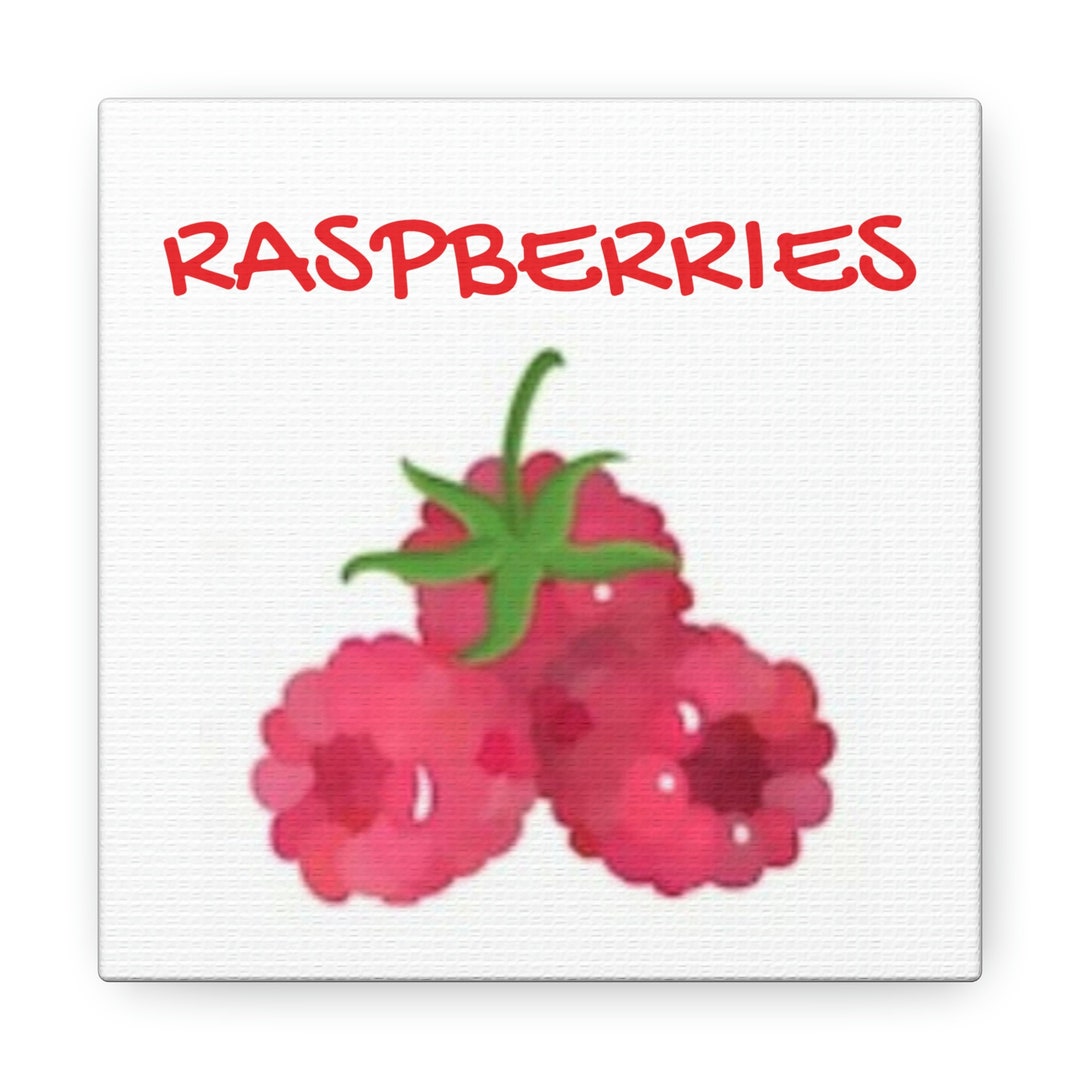 Baby Raspberry Print Raspberries Print - Etsy