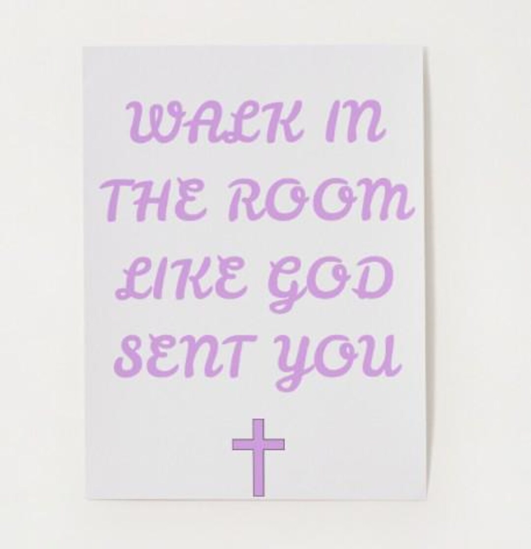 Sent You God Sent You Digital Poster - Etsy