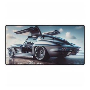 Vintage Car Desk Mat, Stylish Office Decor, Perfect for Car Enthusiasts, Home Office Accessory, Unique Gift