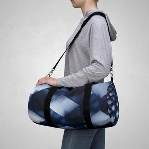 Geometric Pattern Duffel Bag - Perfect for Gyms, Travel, Weekend Getaways, Sports Events, and Stylish Storage, Gift Idea