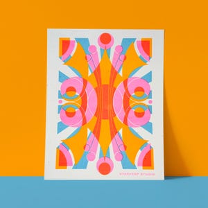 Flugelhorn Risograph Print | 8.5x11 Riso Print