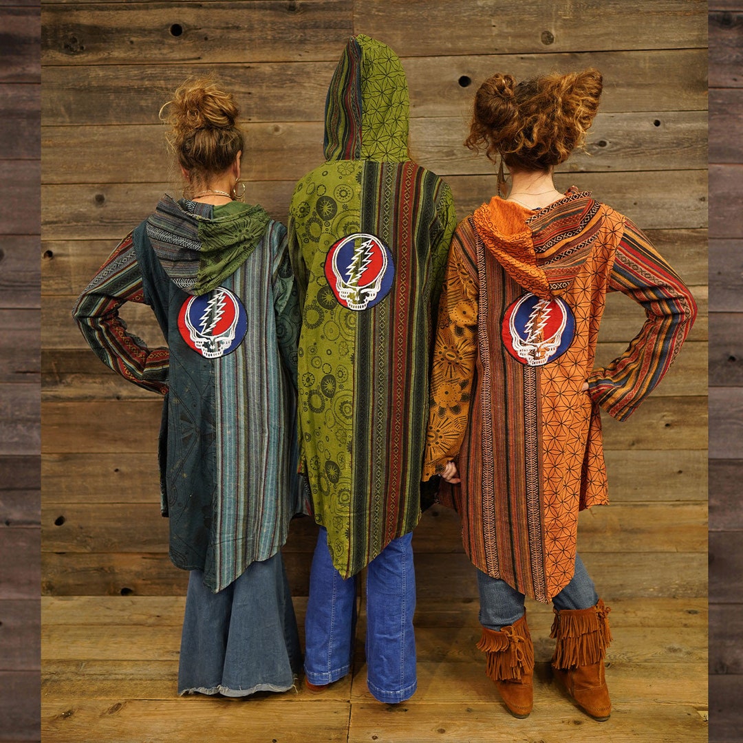 Grateful Dead Embroidered Rose Denim Jacket | Ultimate Jackets