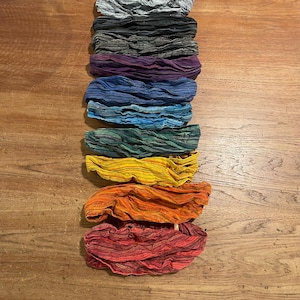 Boho Hippie Cotton Nepali Stripe Headbands - Sold singly