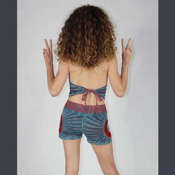 Shorts de algodón y lycra con detalle de donut • Estos shorts son