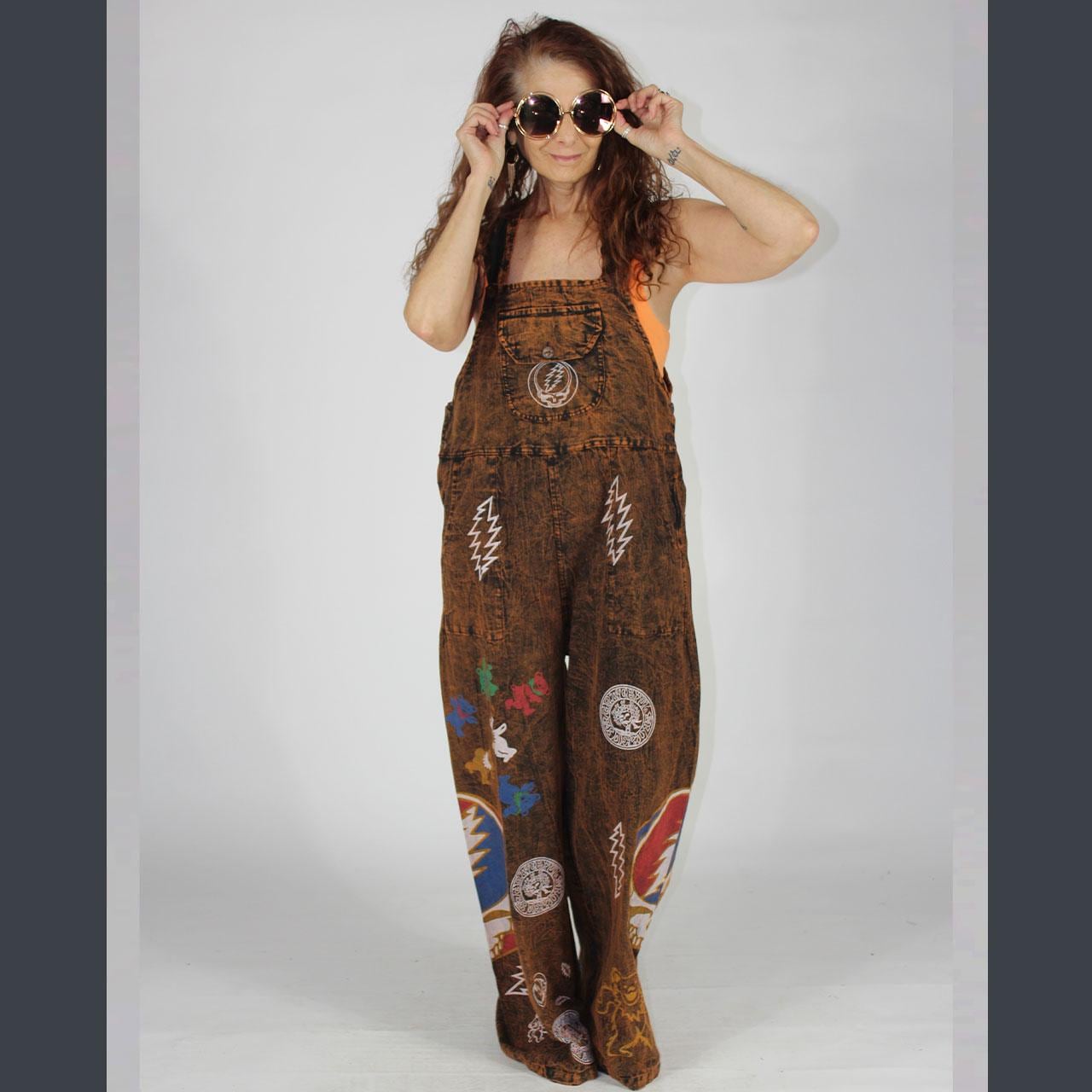 Flag Overalls - Etsy