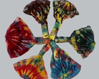 Boho Hippie 100% Cotton Tie Dye Headbands -