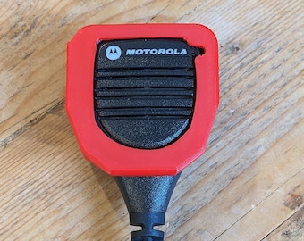 The Hot Mic - Portable Motorola Radio Accessory- prevents PTT speaker microphone button  from being unintentionally pressed