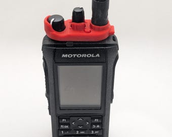 The Knob Blocker - Portable Radio knob guard preventing Volume+Channel from changing unintentionally-Motorola R7/R2/XPR3000/6000/7000/APX