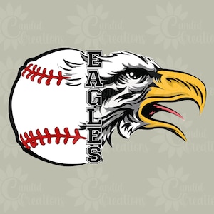 Eagles Baseball PNG, Digital Download, Instant Download, Eagle, Baseball, Team, Sublimation, png file