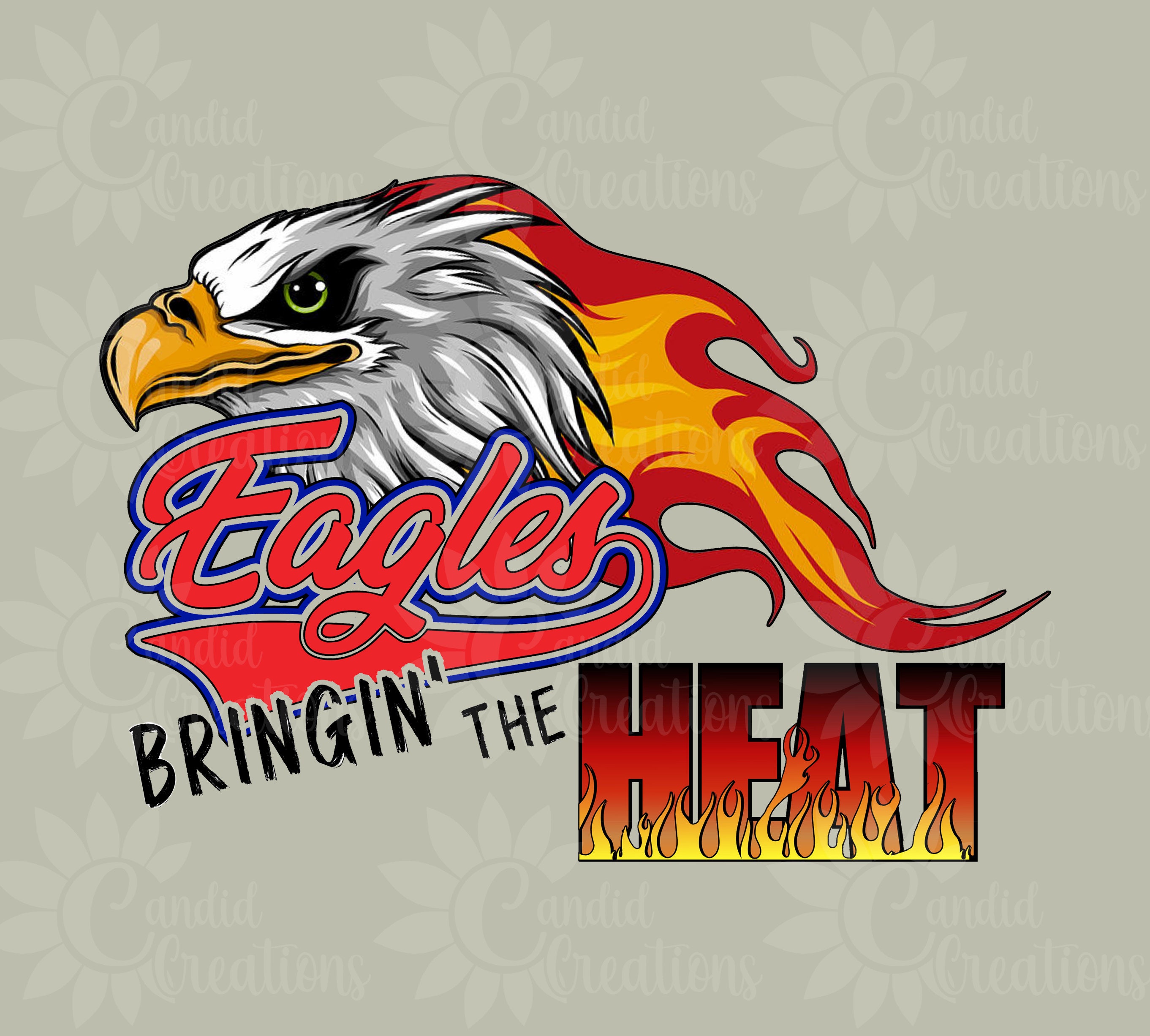 Eagles Bringin the Heat PNG, Digital Download, Instant Download ...