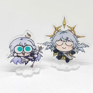 Sunday and Robin Acrylic Standee - Honkai Star Rail