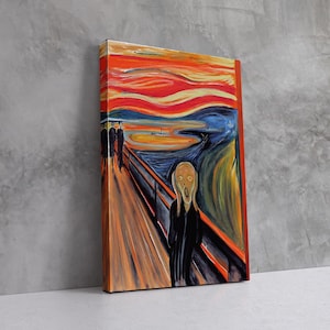 Edvard Munch - The Scream (1893) , Reproduction of a Classic Edvard Munch Painting
