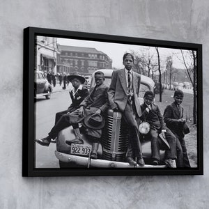African American Photo 1941 Canvas, Floating Frame, Wooden Frame Canvas or Gallery Wrap