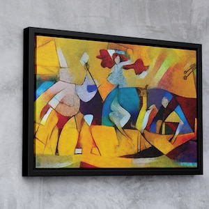 Pablo Picasso Famous Prints Canvas Art , Painting Print Wall Art, Floating Frame Picasso