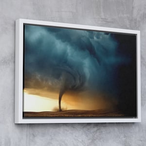 Hurrikan Cyclone Tornado Leinwand Wandkunst