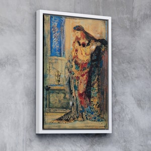 French Artist Gustave Moreau Canvas, Canvas Wall Decor